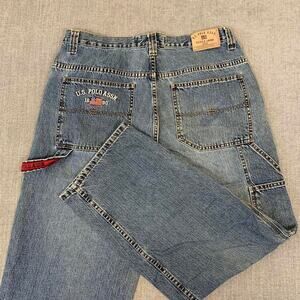 Y2K 90s U.S. Polo Assn Carpenter  Faded Denim Jeans